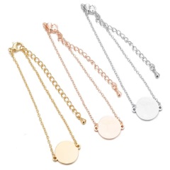 New women's round bracelet simple and versatile niche bracelet