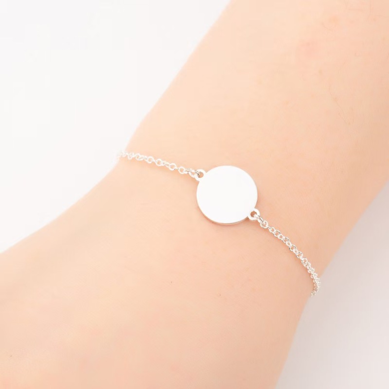 New women's round bracelet simple and versatile niche bracelet