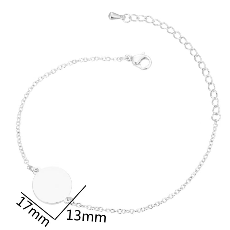 New women's round bracelet simple and versatile niche bracelet