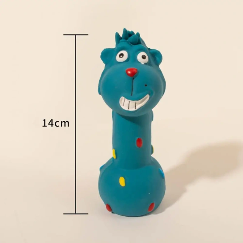 Dog Toy Dog Chew Toy Durable Dog Latex Chew Toys for Medium/large Breeds Bite-resistant Barbell Design Promotes Oral Health
