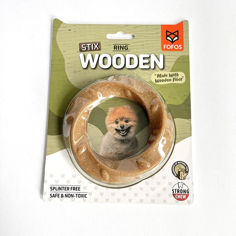 Wooden Dog Chew Stick Splinter-Free Dental Toy for All Breeds & Ages Non-Toxic Puppy Teething Stick