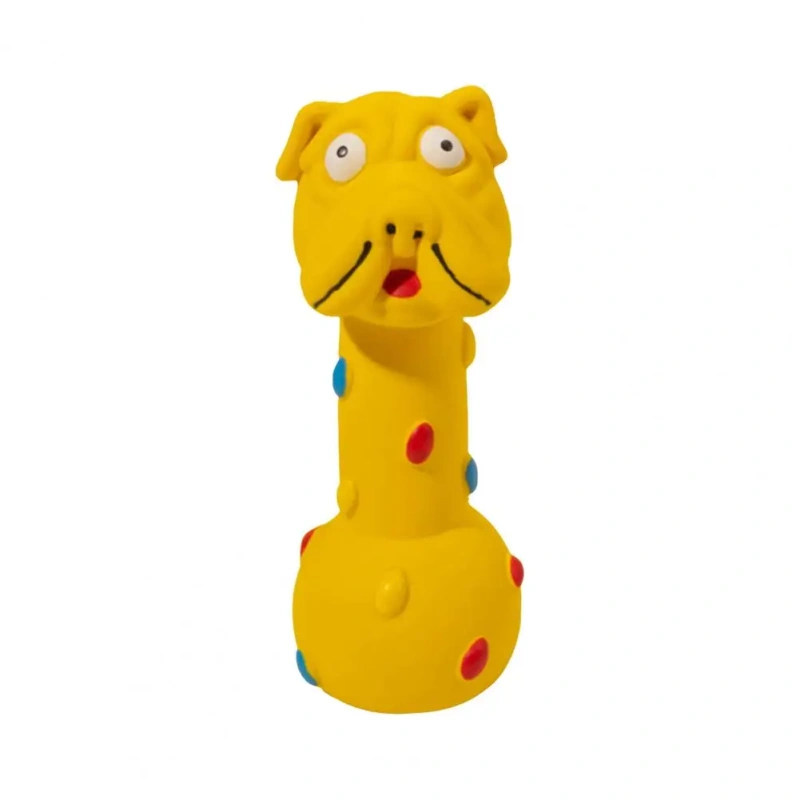 Dog Toy Dog Chew Toy Durable Dog Latex Chew Toys for Medium/large Breeds Bite-resistant Barbell Design Promotes Oral Health