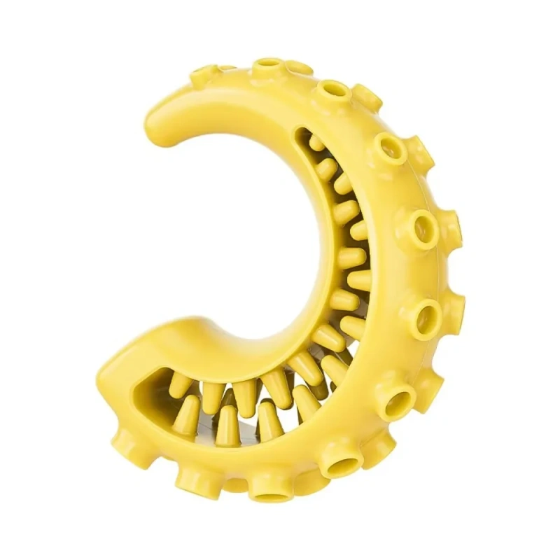 Wear Resistant Leaking Food Ball Bite Resistant Convenient Pet Molar Stick Soft Washable Pet Toy Relieve Boredom
