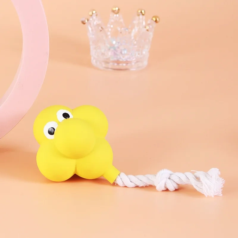 Dog Toys Relieve Boredom  Young Adult Dogs Pomeranian Natural Latex Bite-resistant Teething Toys for Dogs Chew Toys Pet Supplies