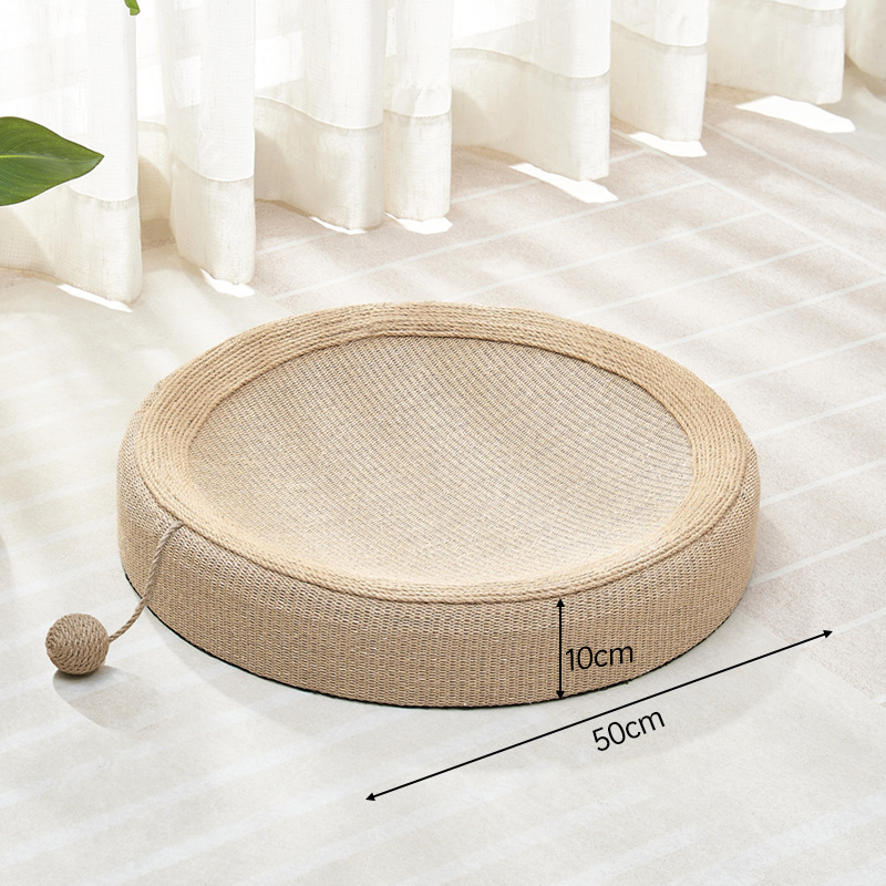 Cat Scratcher Bed with Play Ball Kitten Scratching Couch Sofa Protector Scratcher Furniture For Indoor Cats Kitty Pet Supplies