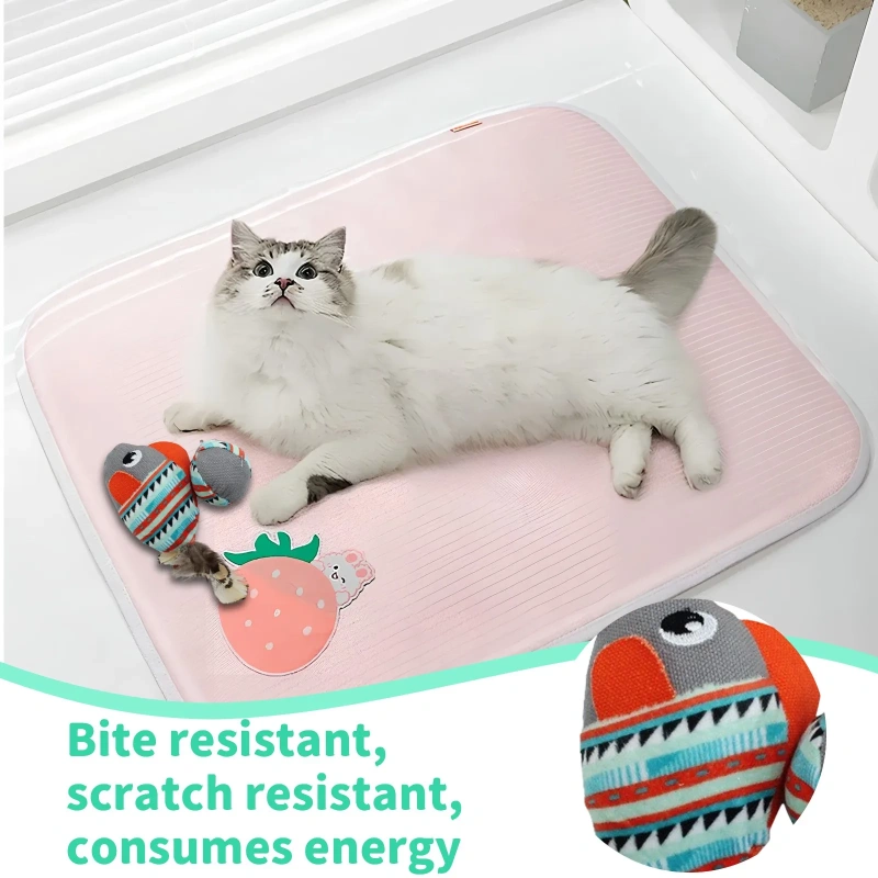 Cat Toy Interactive Teething Chew Toy Self-Entertainment Teaser Stick Cat Teeth Grinding Stick Plush interactive pet products
