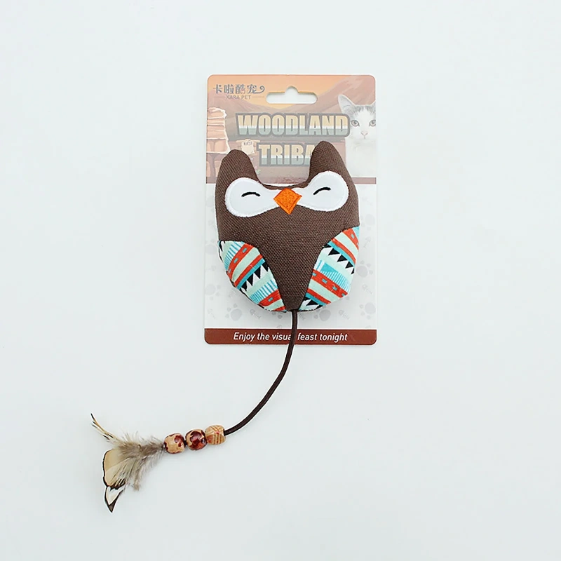 Cat Toy Interactive Teething Chew Toy Self-Entertainment Teaser Stick Cat Teeth Grinding Stick Plush interactive pet products
