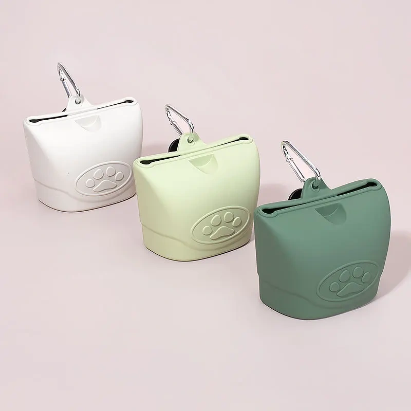 Silicone pet feeding bags, pet supplies, silicone dog food bags, silicone bags