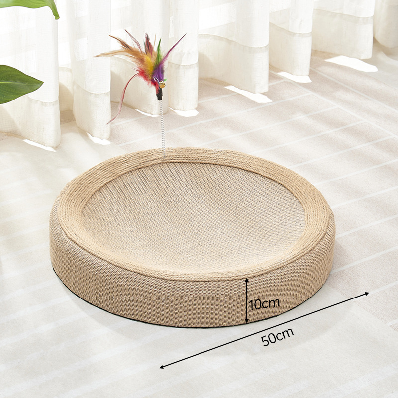 Cat Scratcher Bed with Play Ball Kitten Scratching Couch Sofa Protector Scratcher Furniture For Indoor Cats Kitty Pet Supplies