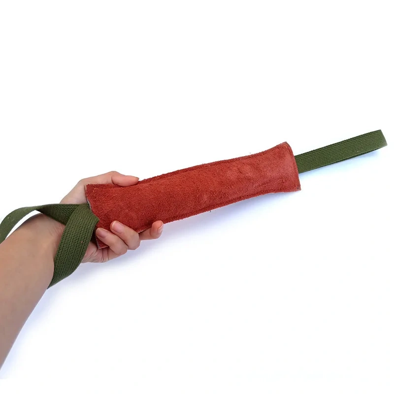 High Toughness Cowhide Bite Stick Pets Training Roll Puppy Interactive Chew Toys Equipment Dog Toys Equipment Bite Pet Supplies