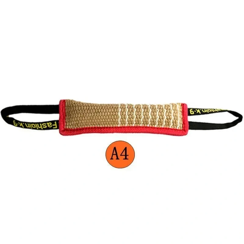 Durable Dog Training Tug Toy Dog Bite Stick Pillow Puppy Toy with Rope Handles Large Dog Training Interactive Play Chewing Toys