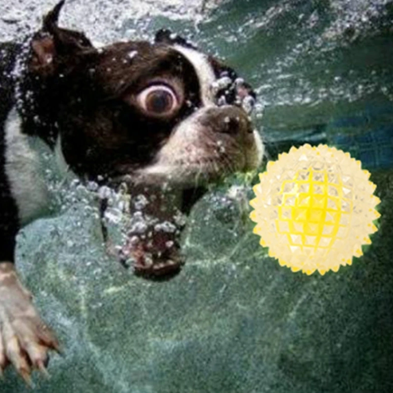 1 pack of dog toy balls, teeth grinding, teeth cleaning, stress relieving toys, chew and wear resistant