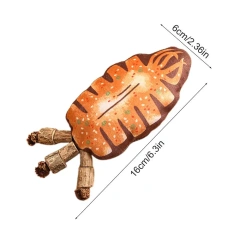 Fish Bone Cat Toy Realistic Kitten Stuff Bone Toy Interactive Cat Teething Plush Toys Fun Simulated Fish Bone Toy For Boredom