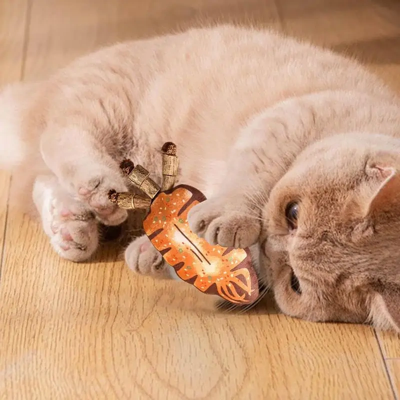 Fish Bone Cat Toy Realistic Kitten Stuff Bone Toy Interactive Cat Teething Plush Toys Fun Simulated Fish Bone Toy For Boredom