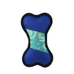 Cross-Border New Eco-Friendly Plush Dog Squeaky Toy Cartoon Style Pool Teething Pet Toy in Stock for Wholesale