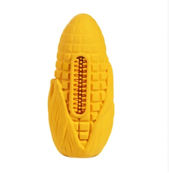Corn Bite-resistant Dog Teething Stick Bacon-flavored Pet Squeaky Toy