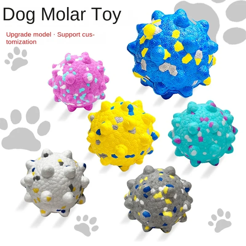 New Eco-Friendly ETPU Pet Toy Ball High Elastic Dog Molar Tooth Cleaning Bite-Resistant Popcorn Toy