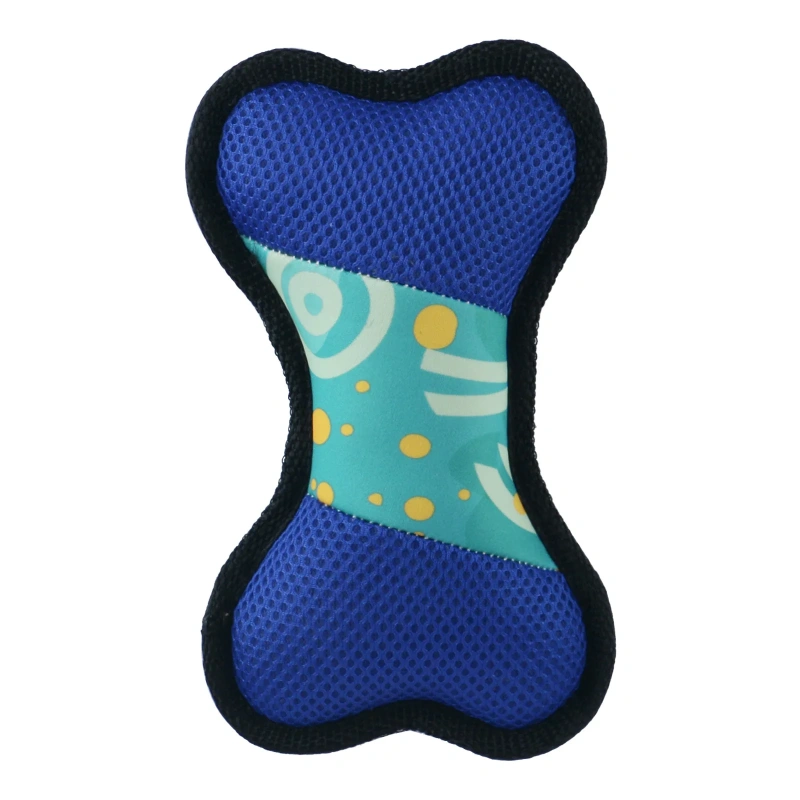Cross-Border New Eco-Friendly Plush Dog Squeaky Toy Cartoon Style Pool Teething Pet Toy in Stock for Wholesale