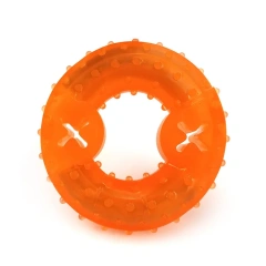 Puppy Dog Cooling Ice Teething Ring Freeze Tough Durable Pet Chew Toy for Summer