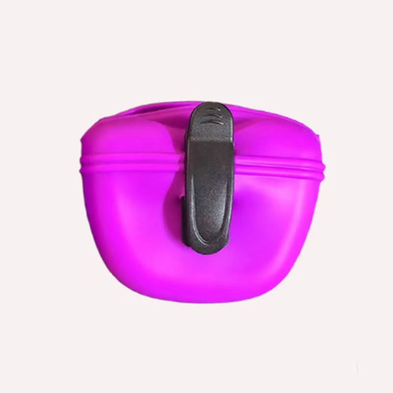 Pet Supplies Silicone Dog Food Bag Outdoor Training Dog Training Waist Bag Waterproof Dog Snack Training Bag