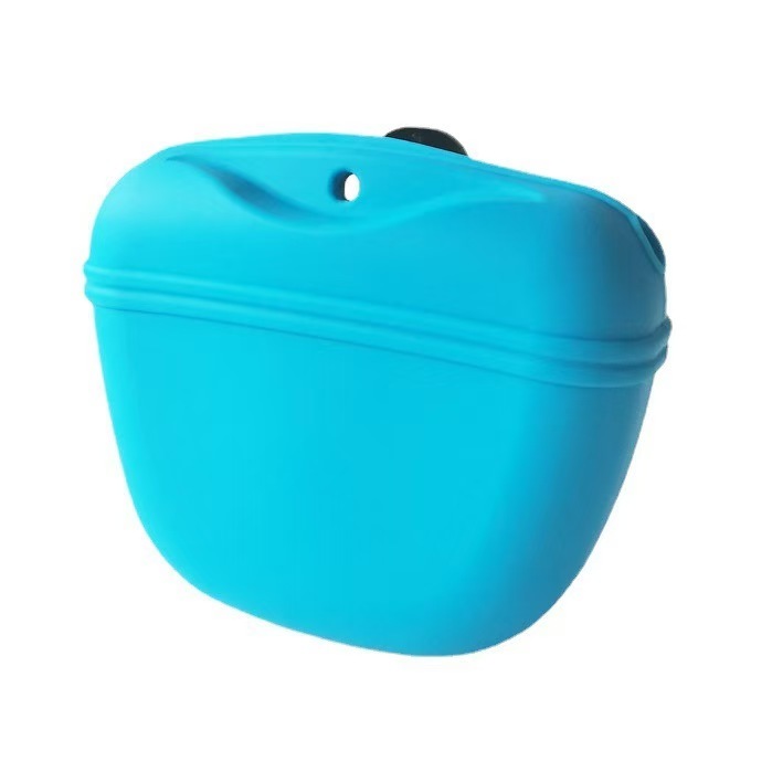 Pet Supplies Silicone Dog Food Bag Outdoor Training Dog Training Waist Bag Waterproof Dog Snack Training Bag