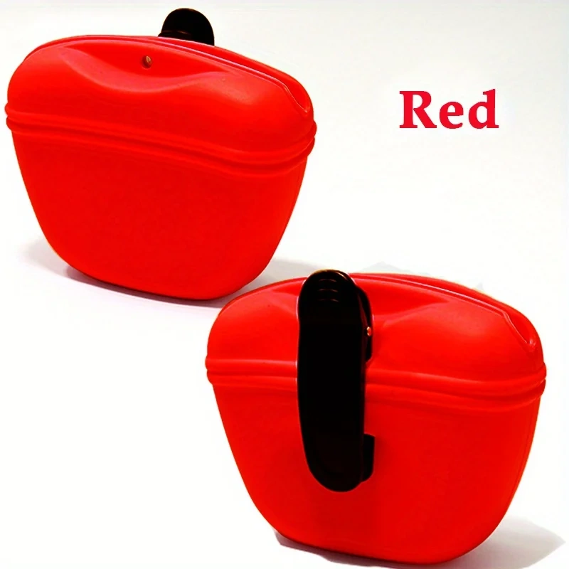 Pet Supplies Silicone Dog Food Bag Outdoor Training Dog Training Waist Bag Waterproof Dog Snack Training Bag