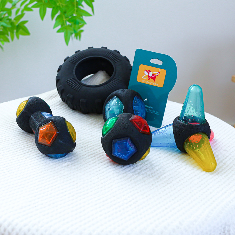Custom Teeth Clean Rubber Dog Chew Toy