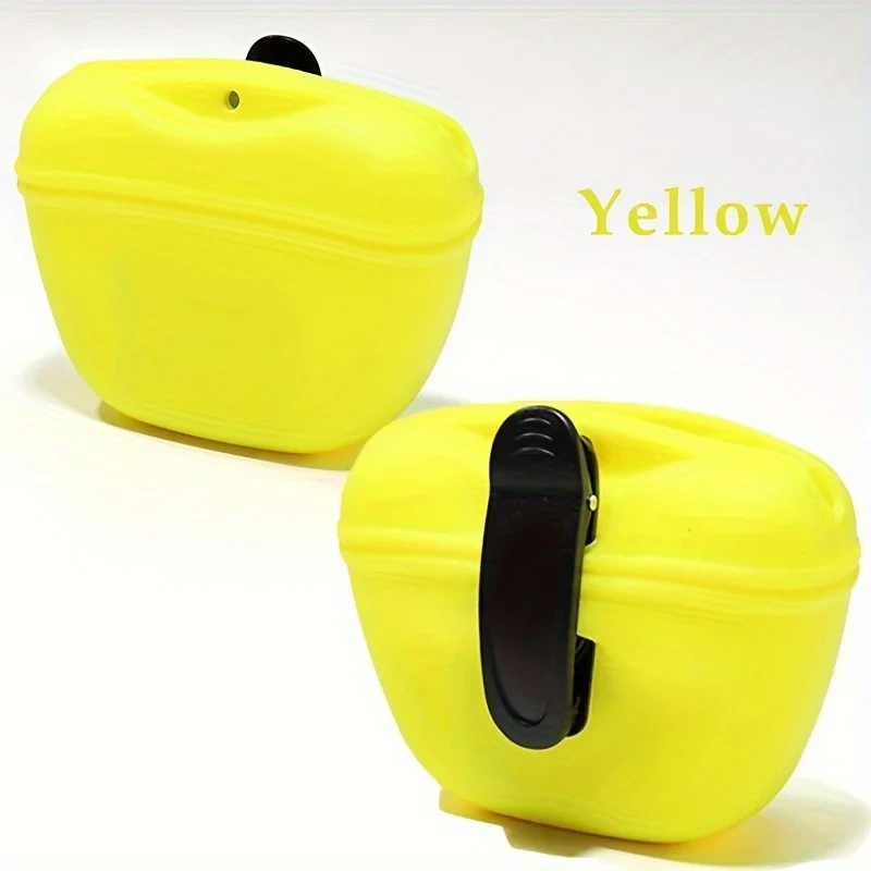 Pet Supplies Silicone Dog Food Bag Outdoor Training Dog Training Waist Bag Waterproof Dog Snack Training Bag