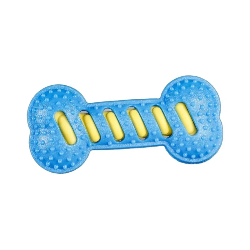 Pet Dog Chew Toy Teeth Cleaning Molar Stick Rubber Bone Toy Puppy Interactive Stick Dog Chewing Bite Toys