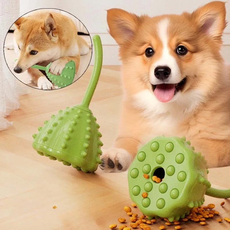 Dog Chew Toy Food Leakage Interactivity Bite-resistant Dog Toy High Elasticity Puppy Toy Dog Accessories