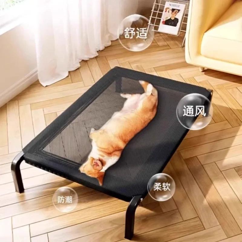 Big Dog Bed Convenient Carrying Moisture Prevention for Outdoor Pet Beds At Home Get Off The Ground Summer Dogs Nest Big Cat Bed
