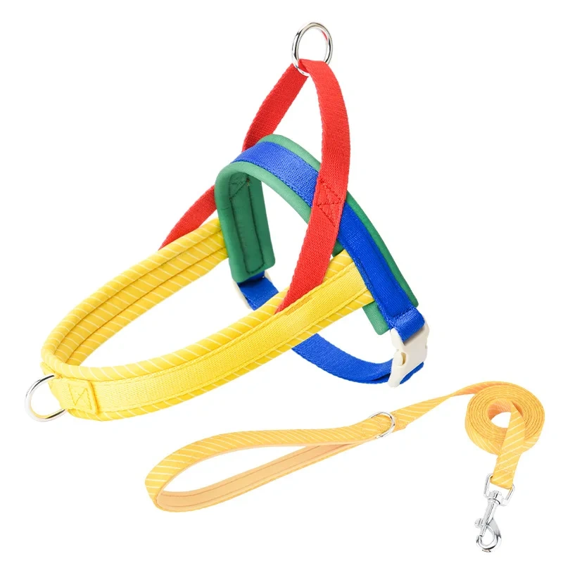 Dog Harness and Leash Set, Easy Walk Dog Harness for Large Dogs, No Pull Puppy Harness for Walking and Training, Adjustable, Ta