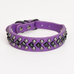 Dog Rivet PU Collar
