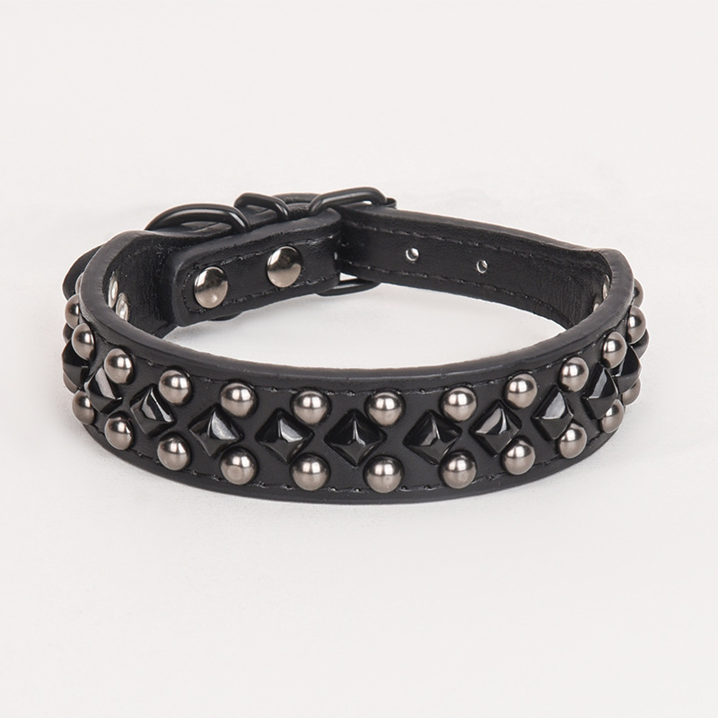 Dog Rivet PU Collar