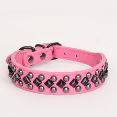 Dog Rivet PU Collar