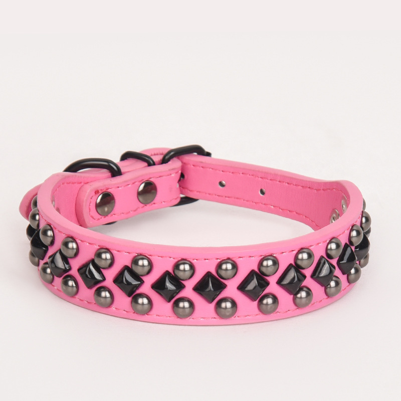 Dog Rivet PU Collar