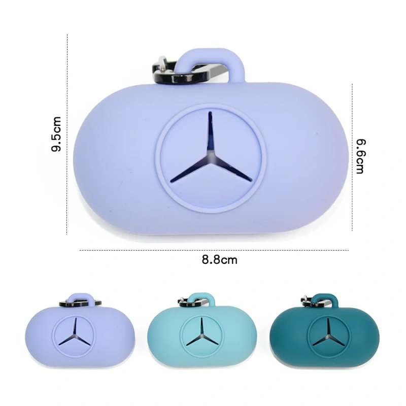 Factory Wholesale Dog Waste Bag Dispenser Eco Friendly Silicone Portable Poop Bag Holder for Leash