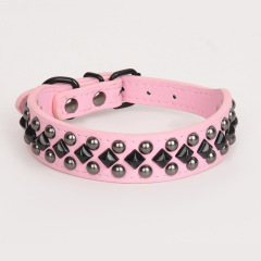 Dog Rivet PU Collar