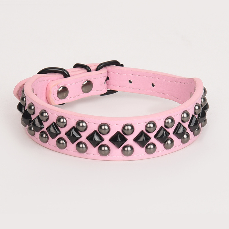 Dog Rivet PU Collar