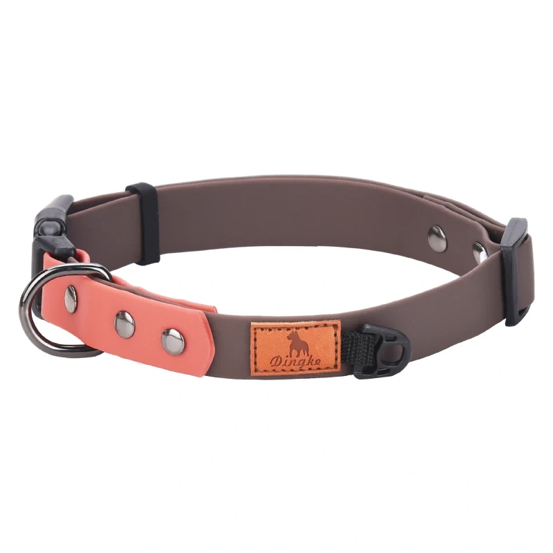 CP535--waterproof pet dog collar, summer dabble collar for dogs, easy cleaning collar used of soft pvc material.