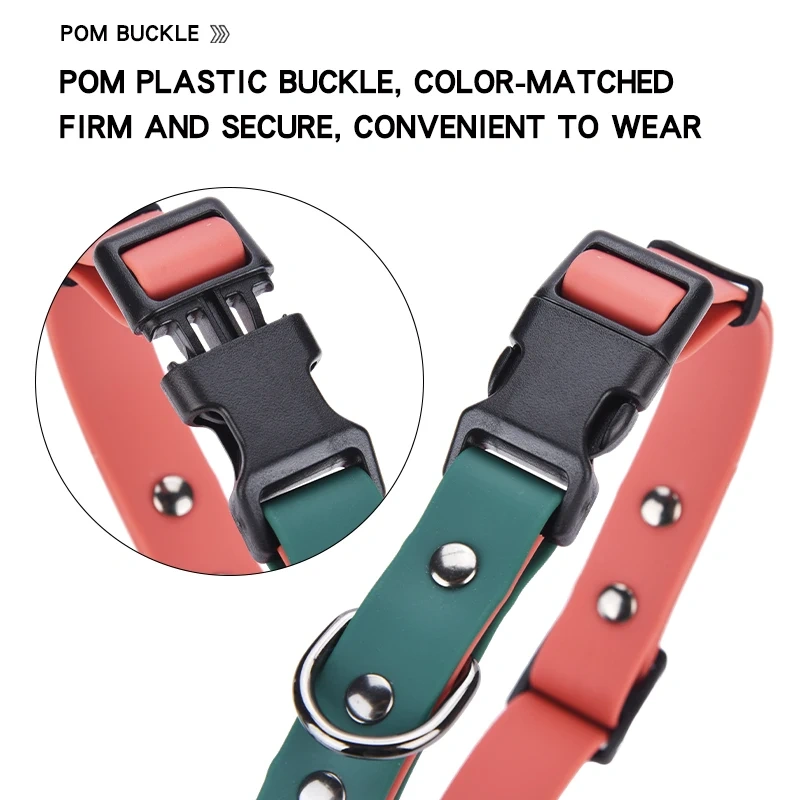 CP535--waterproof pet dog collar, summer dabble collar for dogs, easy cleaning collar used of soft pvc material.