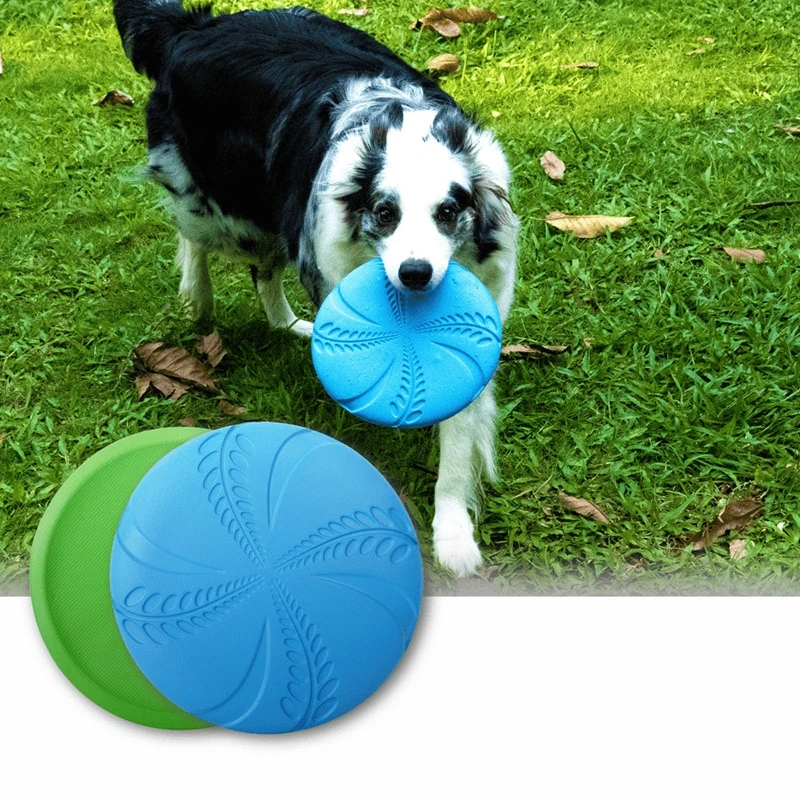 Wholesale Eco-Friendly Flying Disk Toy for Pets Durable Interactive EVA Flyer Custom Logo Rubber Material Dog Chew Toy