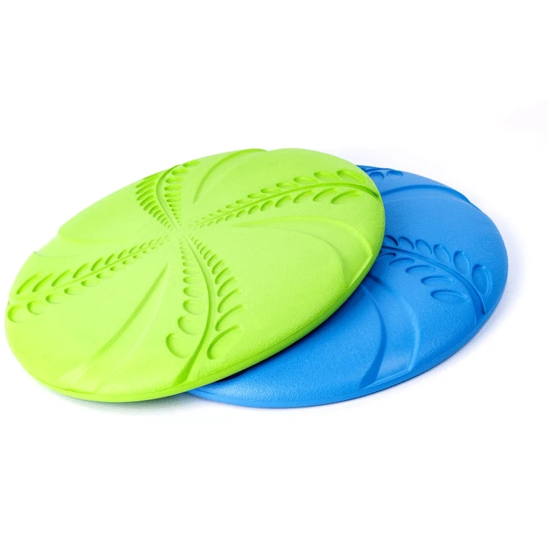 Wholesale Eco-Friendly Flying Disk Toy for Pets Durable Interactive EVA Flyer Custom Logo Rubber Material Dog Chew Toy
