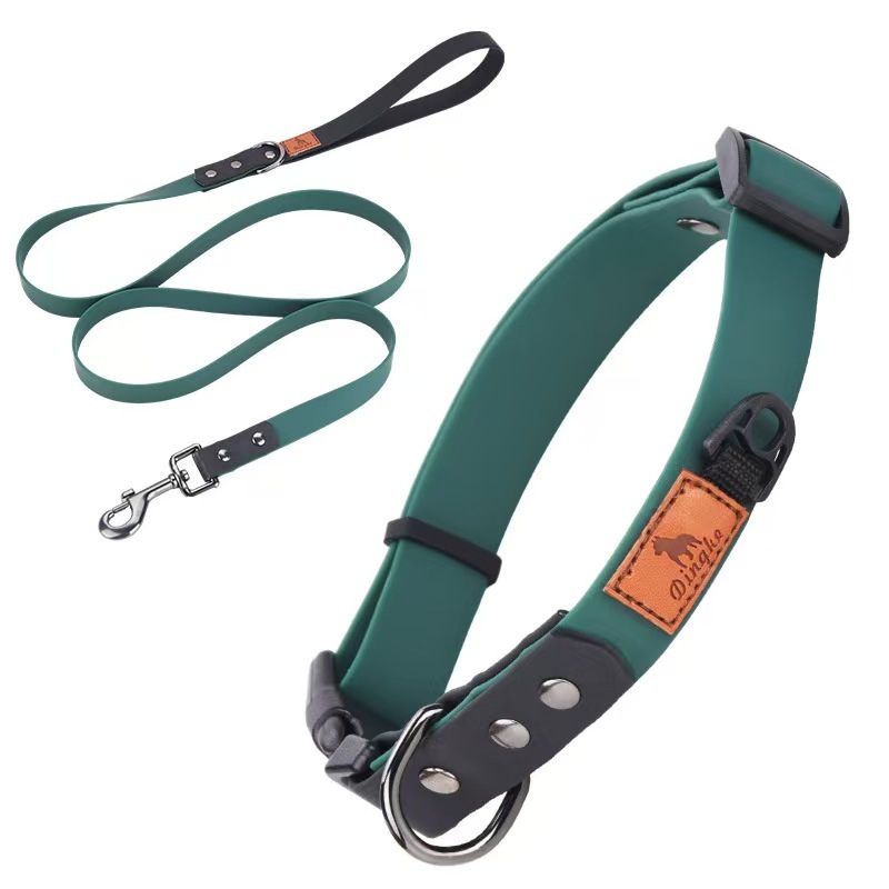 waterproof pet dog collar, summer dabble collar for dogs, easy cleaning collar used of soft pvc material.