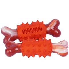 2024 Manufacturer a Mazon Indestructible Natural Rubber Nylon Bone Custom Dog Toys Dog Chew Bone Toy for Aggressive Chewers