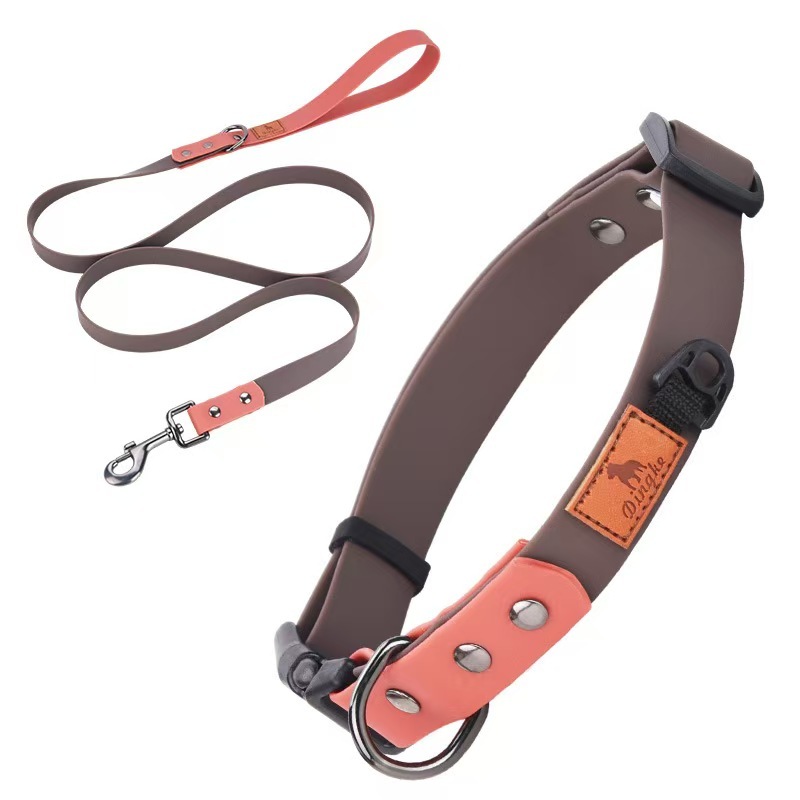 waterproof pet dog collar, summer dabble collar for dogs, easy cleaning collar used of soft pvc material.