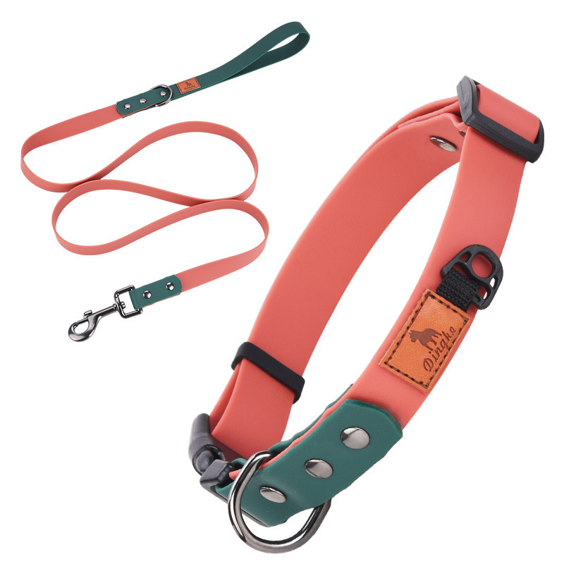 waterproof pet dog collar, summer dabble collar for dogs, easy cleaning collar used of soft pvc material.
