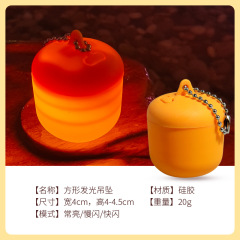 Wholesale LED Silicone Pet Light USB Rechargeable and Waterproof Dog Night Light for Running Walking Camping