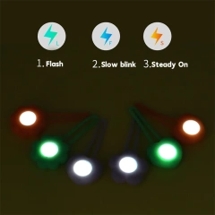 LED Dog ID Tag Pet Online Profile and Emergency Contacts Luminous Pendant Cat Tag Pendant Anti-loss Night Light