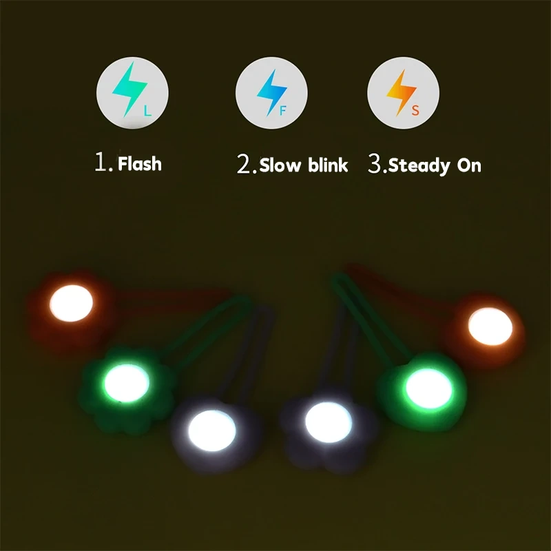 LED Dog ID Tag Pet Online Profile and Emergency Contacts Luminous Pendant Cat Tag Pendant Anti-loss Night Light